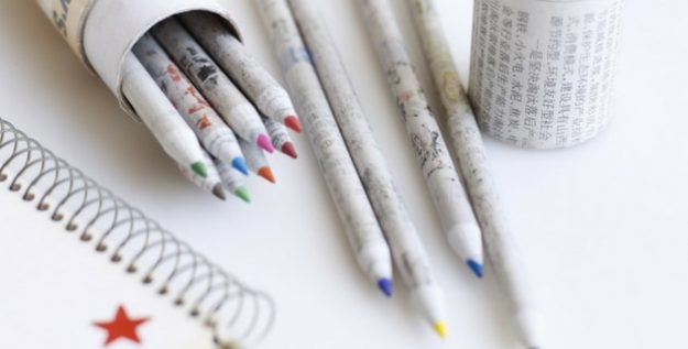 made-using-green-Ten-Reasons-to-Choose-Newspaper-Pencils